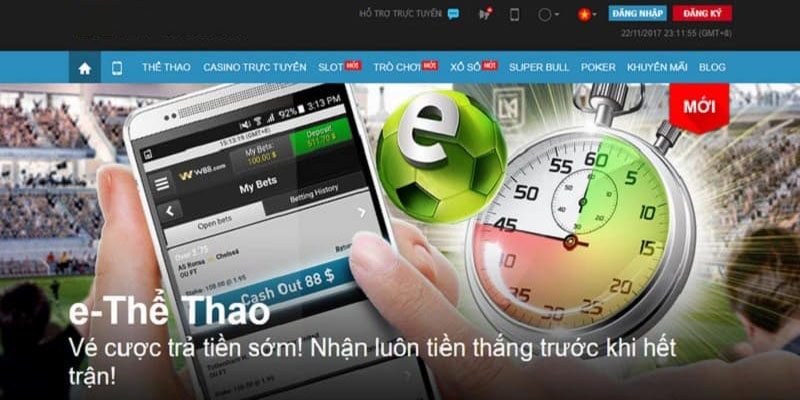 Tạo tài khoản W88 chơi cá cược mỗi ngày